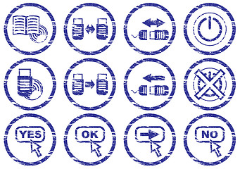 Image showing Gadget icons set.