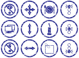 Image showing Gadget icons set.