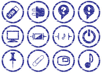 Image showing Gadget icons set.