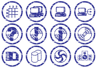 Image showing Gadget icons set.