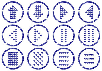 Image showing Matrix symbols icon set.