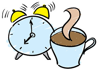 Image showing Morning alarm-clock.