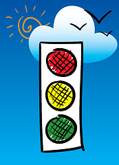 Image showing Traffic-light.