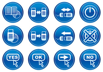 Image showing Gadget icons set.