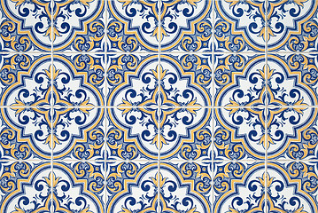 Image showing Traditional Portuguese azulejos