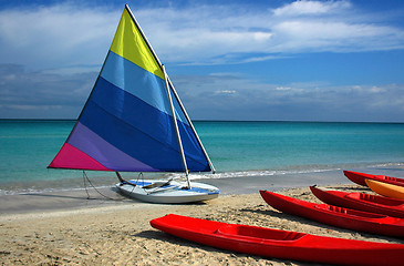 Image showing Sailing Dinghy