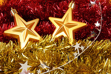 Image showing Christmas stars