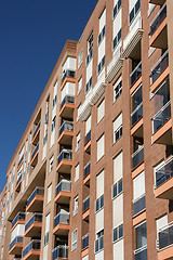 Image showing Spanish apartment building