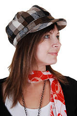 Image showing Lady with hat. 
