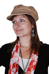 Image showing Lady with hat.
