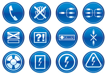 Image showing Gadget icons set.