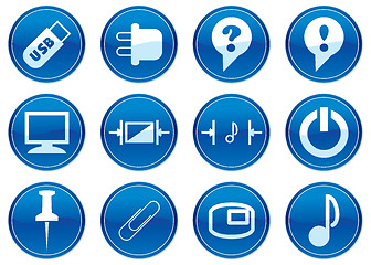 Image showing Gadget icons set.