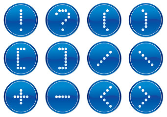 Image showing Matrix symbols icon set.