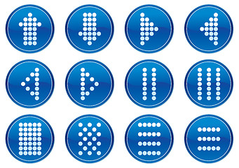 Image showing Matrix symbols icon set.