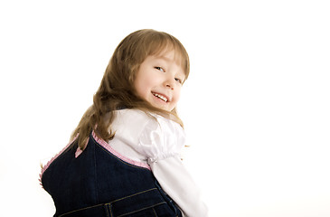 Image showing Photo of a little girl  