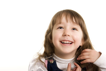 Image showing Photo of a little girl  