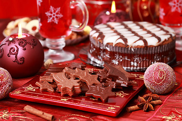 Image showing Sweet chocolate for Christmas