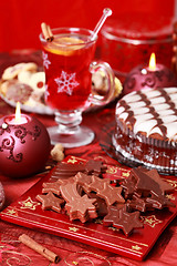 Image showing Sweet chocolate for Christmas