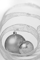 Image showing Bauble Still Life In Mono