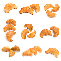 Image showing Croissants isolated on white background