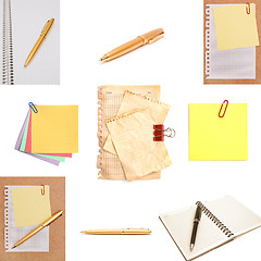 Image showing Stationery isolated on white background