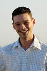 Image showing Young man smiling