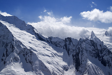 Image showing Mountains. Caucasus, Dombai.