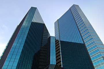 Image showing Black towers