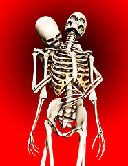 Image showing Caught By A Skeleton