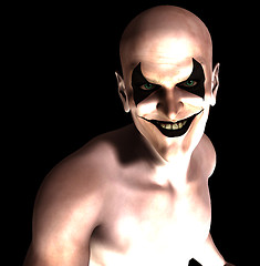 Image showing Evil Grinning Clown