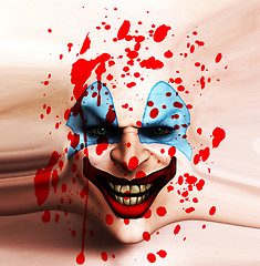 Image showing Skin Face Clown