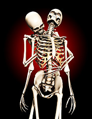 Image showing Caught By A Skeleton