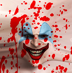 Image showing Skin Face Clown