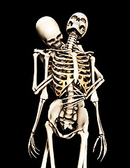 Image showing Caught By A Skeleton