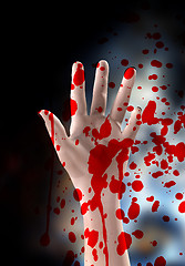 Image showing Hand Of A Killer