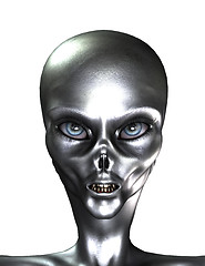 Image showing Silver Grey Alien