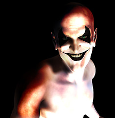 Image showing Evil Grinning Clown