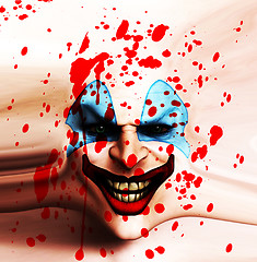 Image showing Skin Face Clown