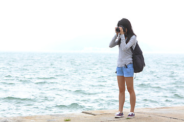 Image showing amateur photographer