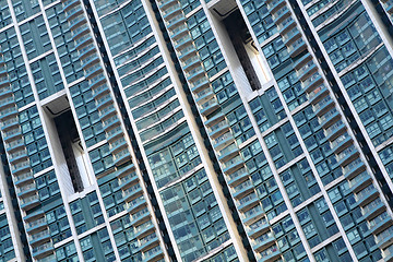 Image showing crowded apartment block