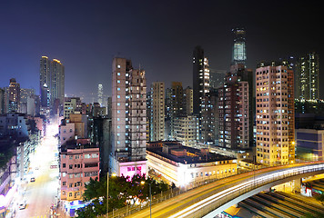 Image showing Hong Kong at night