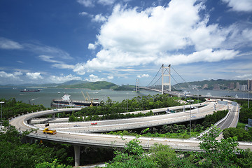 Image showing Tsing Ma Bridge