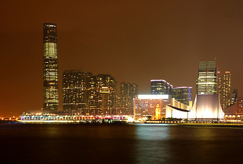 Image showing Hong Kong at night