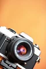 Image showing old camera with copyspace in shallow dof 