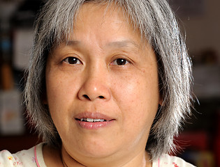 Image showing middleage chinese woman