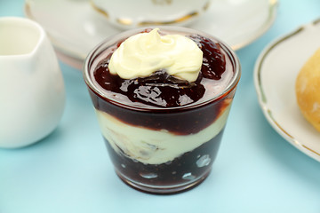 Image showing Jam And cream