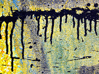 Image showing Dripping paint