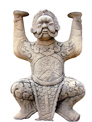 Image showing Isolated statue