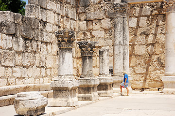 Image showing Ruins of ancient Roman temple