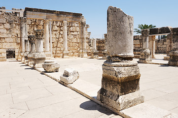 Image showing Ruins of ancient Roman temple